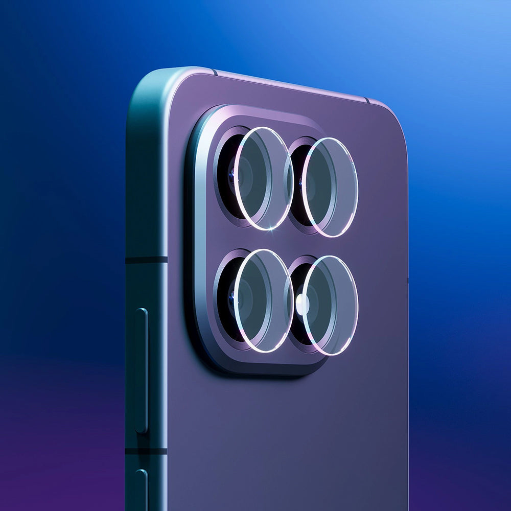 Zaščitna folija za zadnjo kamero 3MK Protection za Oppo Find X9 Pro, Kaljeno steklo, Set 4 kosi, Prozorna