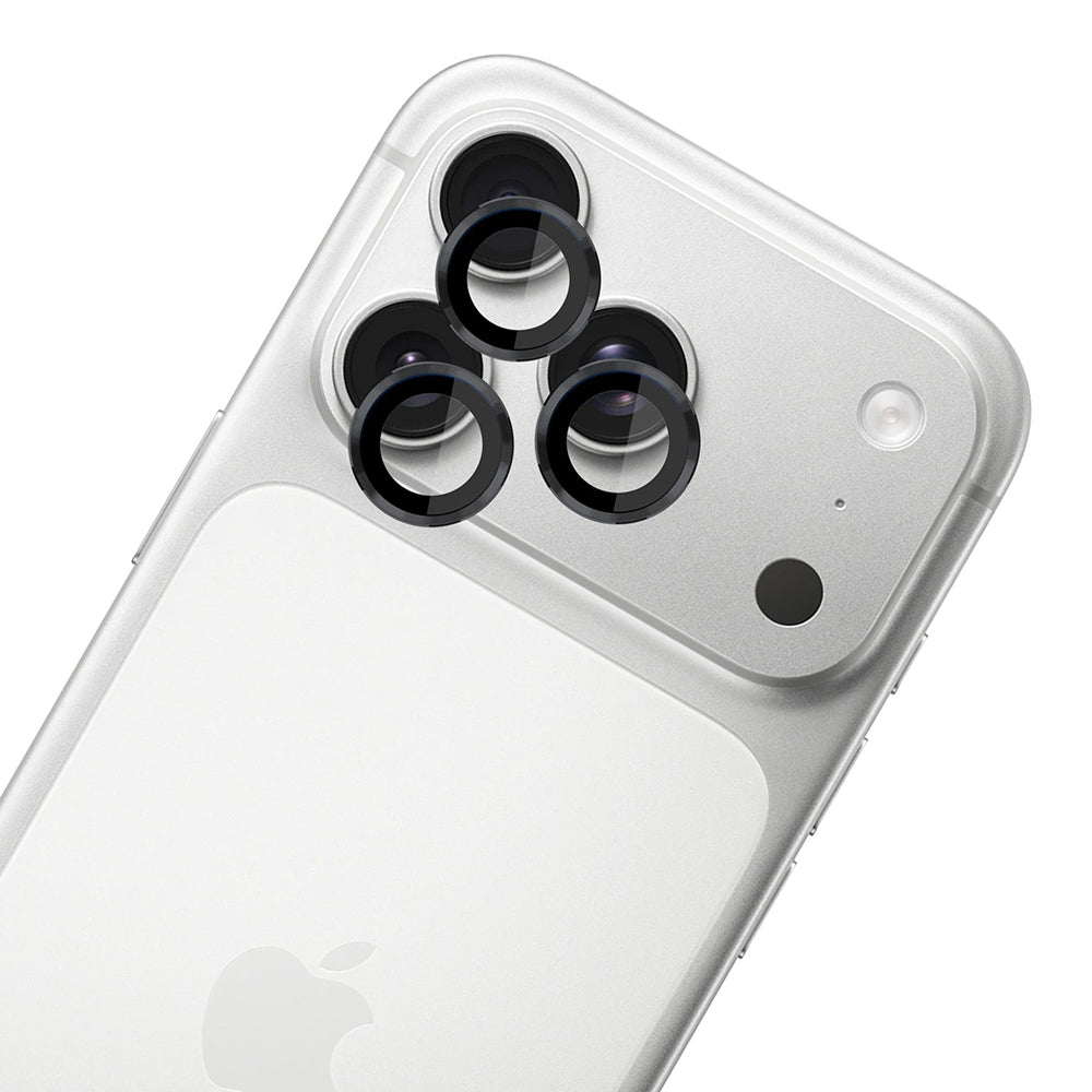 Zaščitna folija za zadnjo kamero 3MK Protection Pro za Apple iPhone 18 Pro / 18 Pro Max, kaljeno steklo, črna