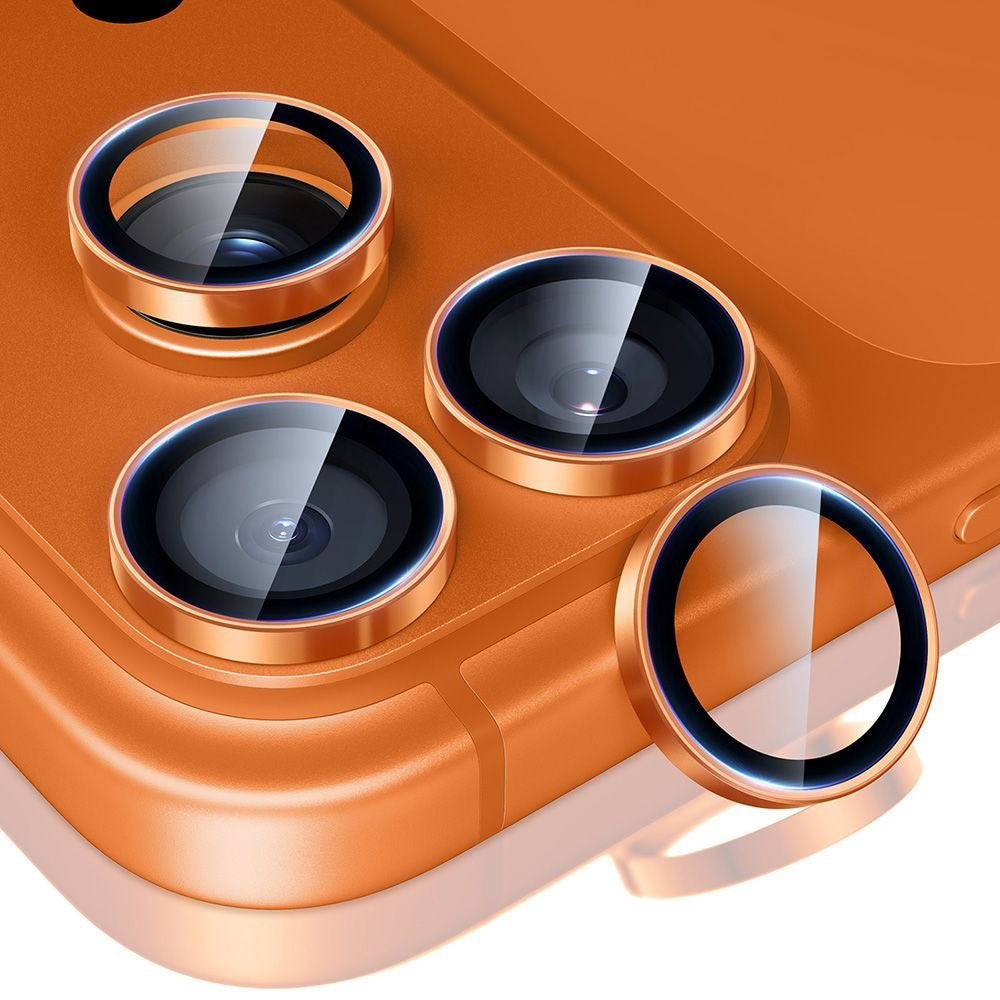 Zaščitna folija za zadnjo kamero ESR Armorite za Apple iPhone 14 Pro, Kaljeno steklo, Oranžna
