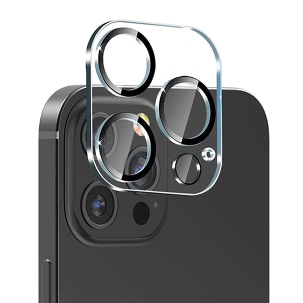 Zaščitna folija za zadnjo kamero Lito S+ za Apple iPhone 13 Pro Max / 13 Pro, kaljeno steklo, črna