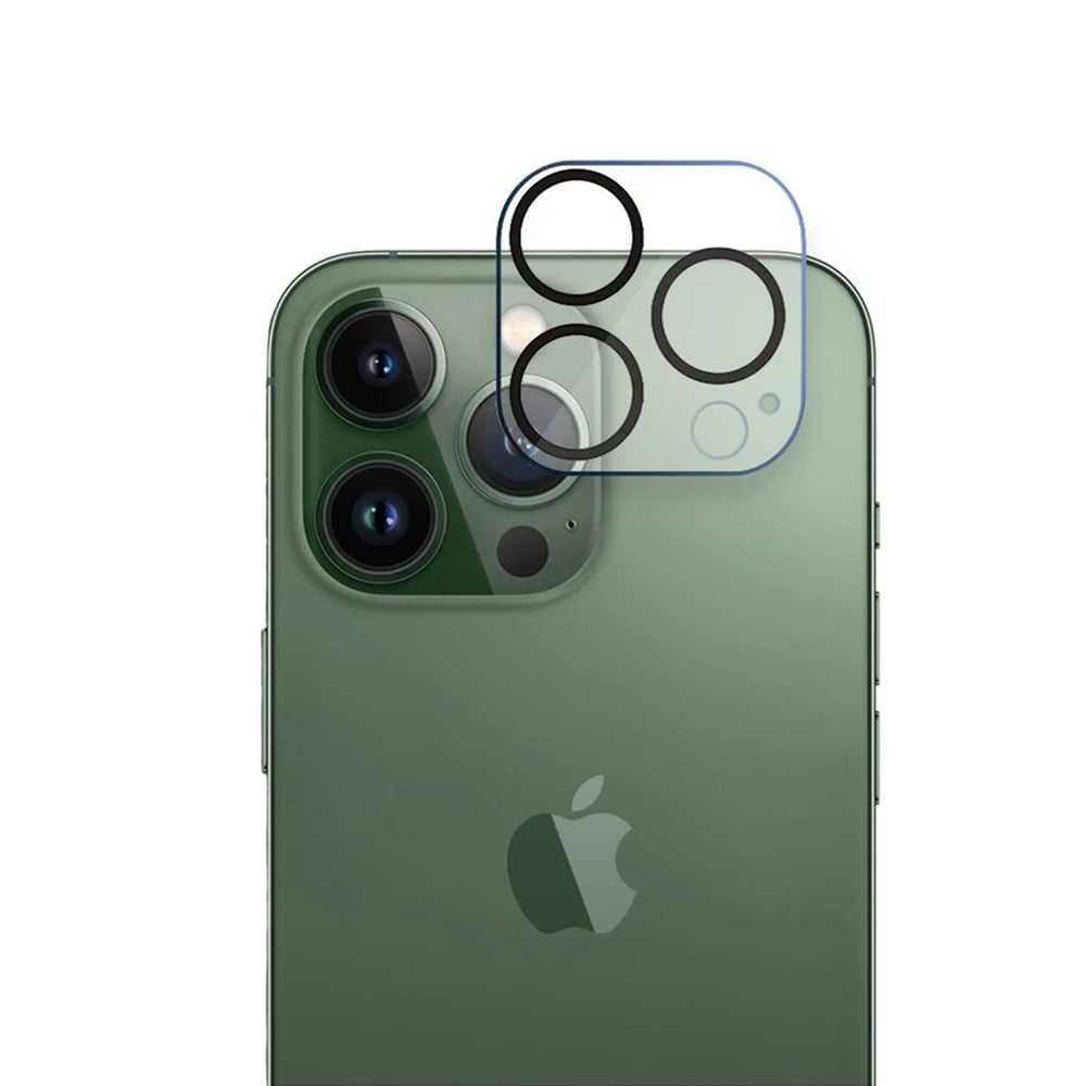 Zaščitna folija za zadnjo kamero Lito S+ za Apple iPhone 14 Pro Max / 14 Pro, kaljeno steklo, črna