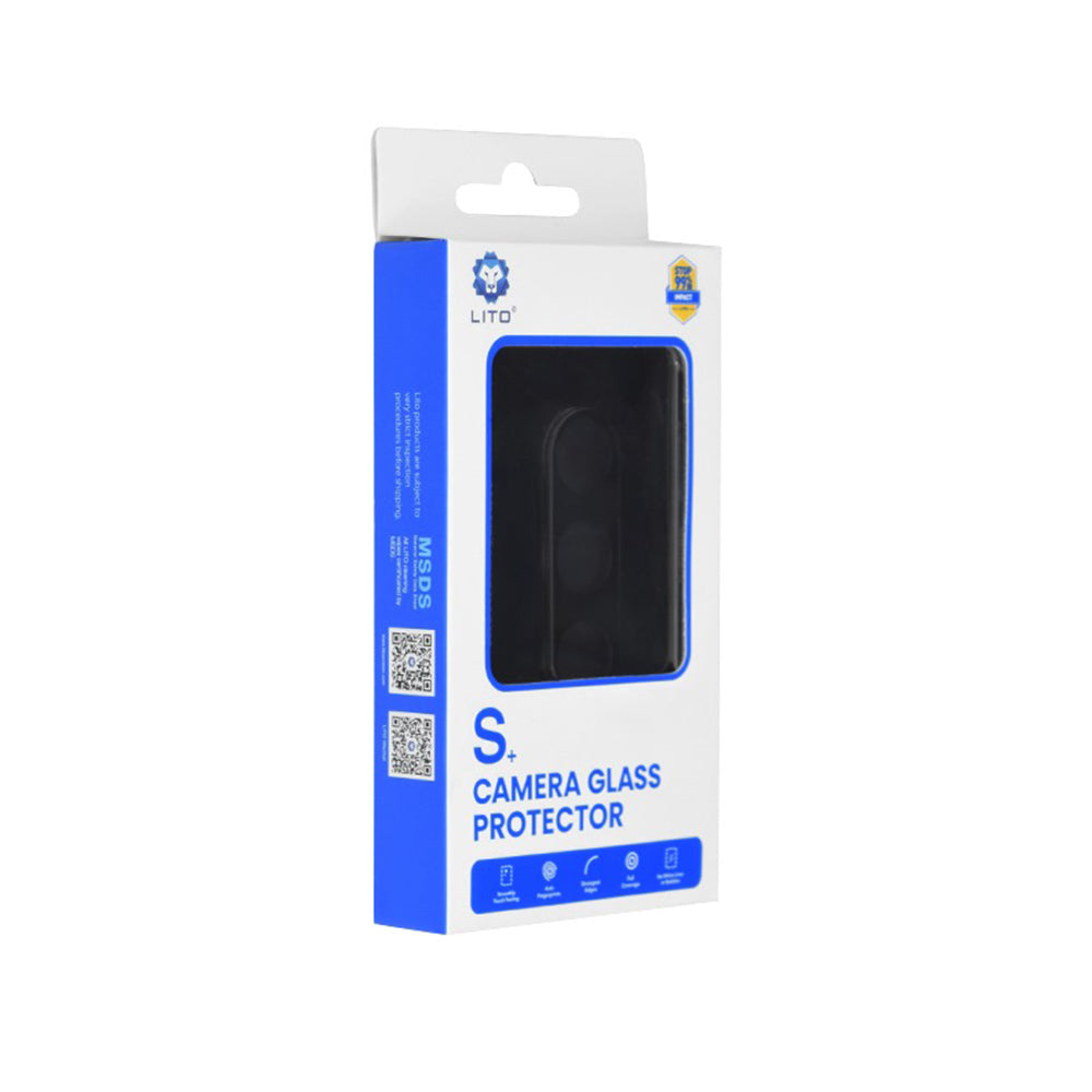 Zaščitna folija za zadnjo kamero Lito S+ za Samsung Galaxy S24+ S926, kaljeno steklo, črna