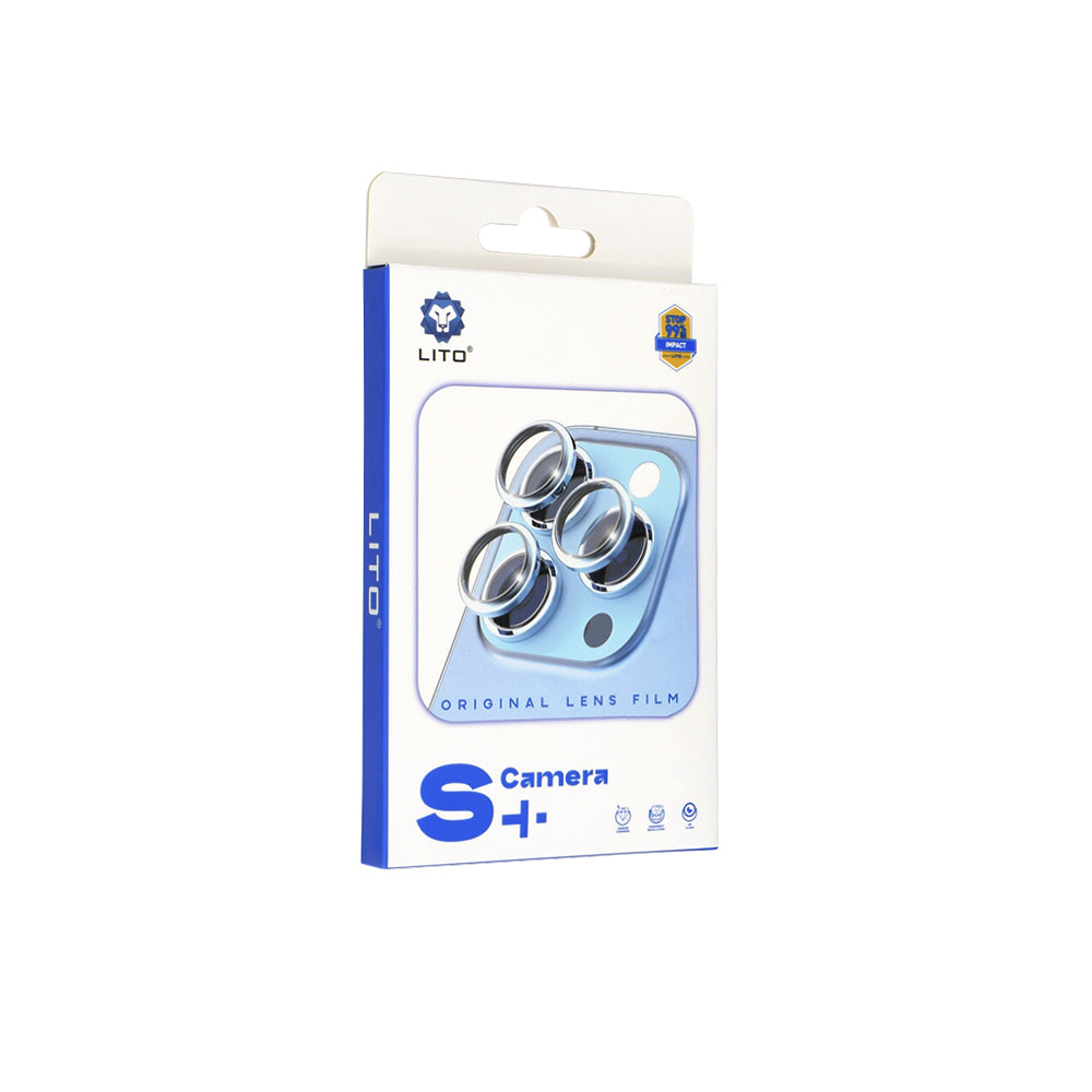 Lito S+ Rear Camera Protective Film for Samsung Galaxy S25 Ultra S938, Tempered Glass, Silver