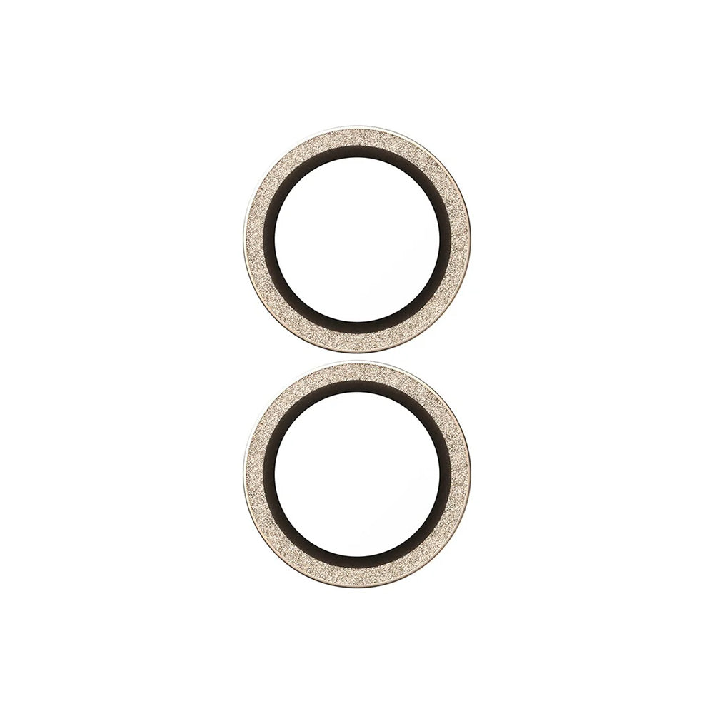 Zaščitna folija za zadnjo kamero PanzerGlass Hoops Glitter za Apple iPhone 17 / 16 Plus / 16, Kaljeno steklo, Zlata