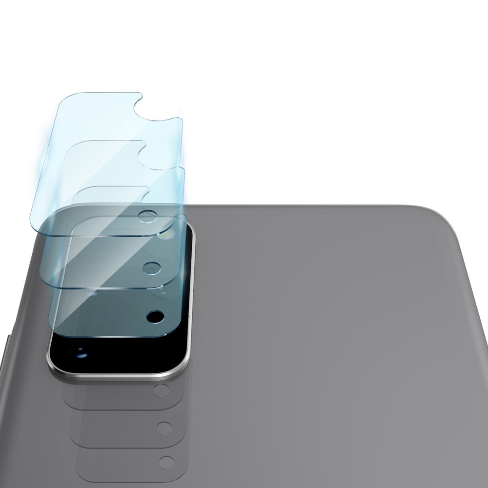 Zaščitna folija za zadnjo kamero Ringke IDGL za Samsung Galaxy S20+ 5G G986 / S20+ G985, kaljeno steklo, komplet 3 kosi, prozorna