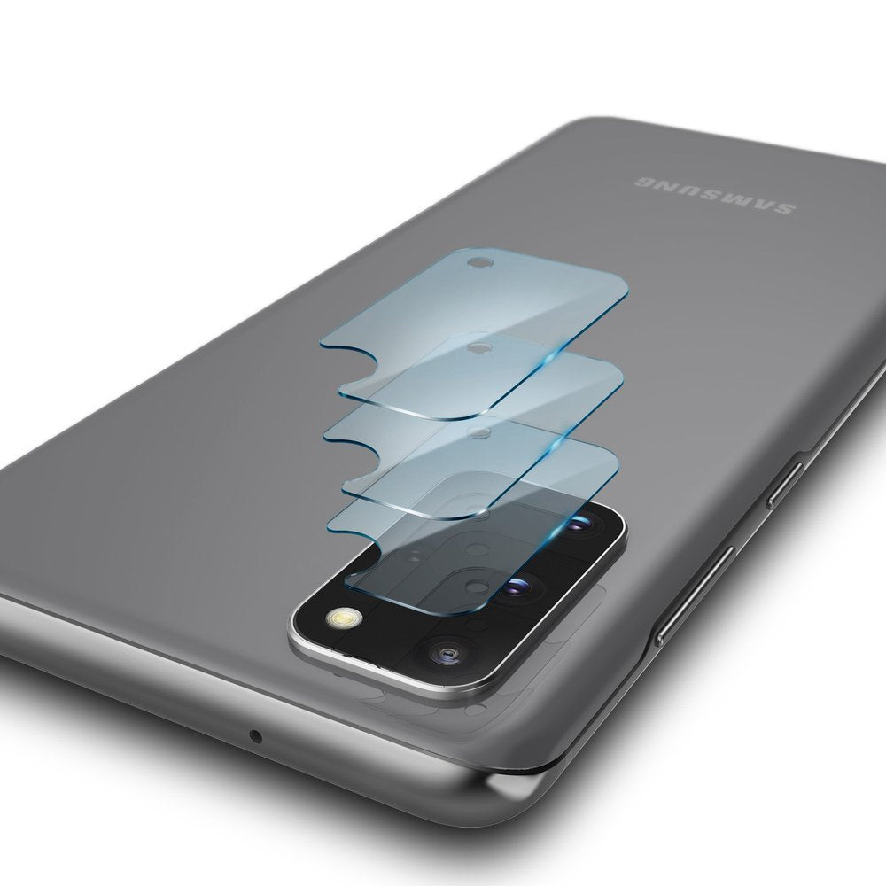 Zaščitna folija za zadnjo kamero Ringke IDGL za Samsung Galaxy S20+ 5G G986 / S20+ G985, kaljeno steklo, komplet 3 kosi, prozorna