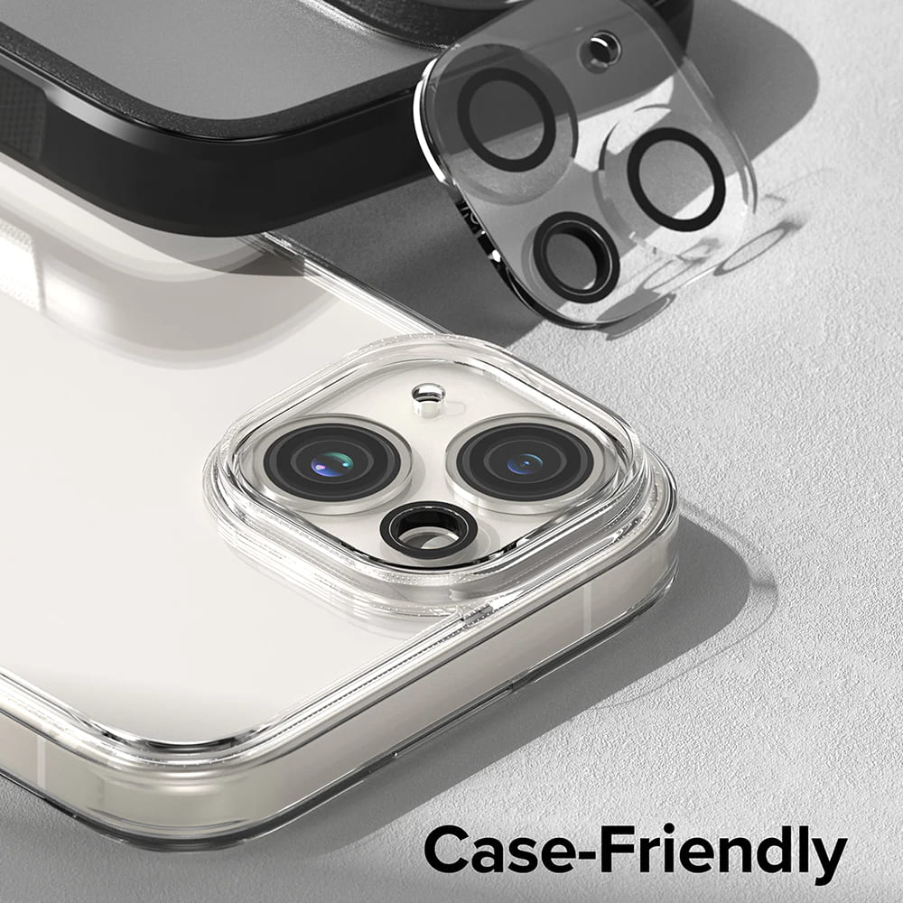Zaščitna folija za zadnjo kamero Ringke za Apple iPhone 15 Plus / 15, Kaljeno steklo, Set 2 kosa, Prozorna