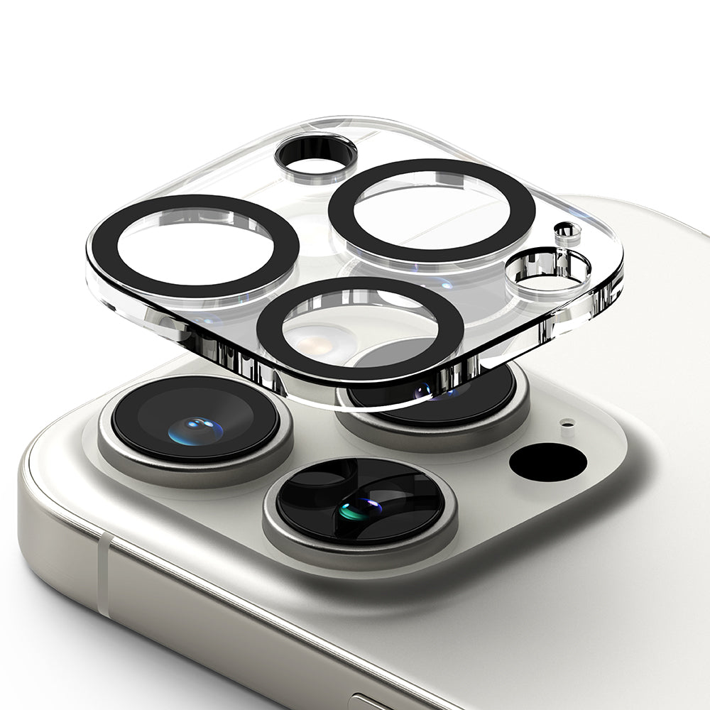 Zaščitna folija za zadnjo kamero Ringke za Apple iPhone 16 Pro Max / 16 Pro, Kaljeno steklo, Set 2 kosa, Prozorna