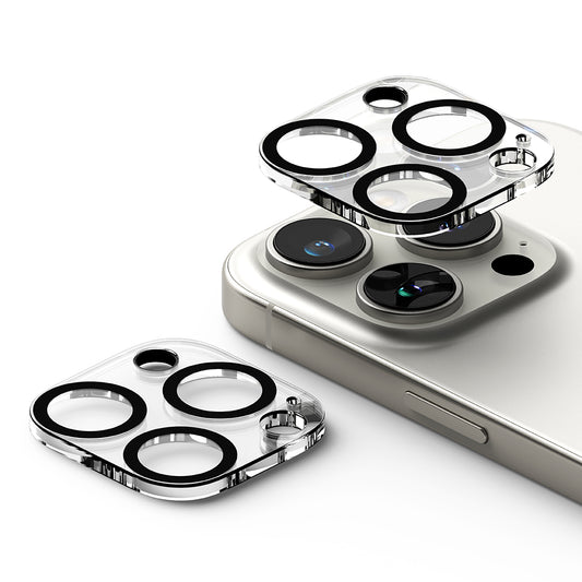Zaščitna folija za zadnjo kamero Ringke za Apple iPhone 16 Pro Max / 16 Pro, Kaljeno steklo, Set 2 kosa, Prozorna