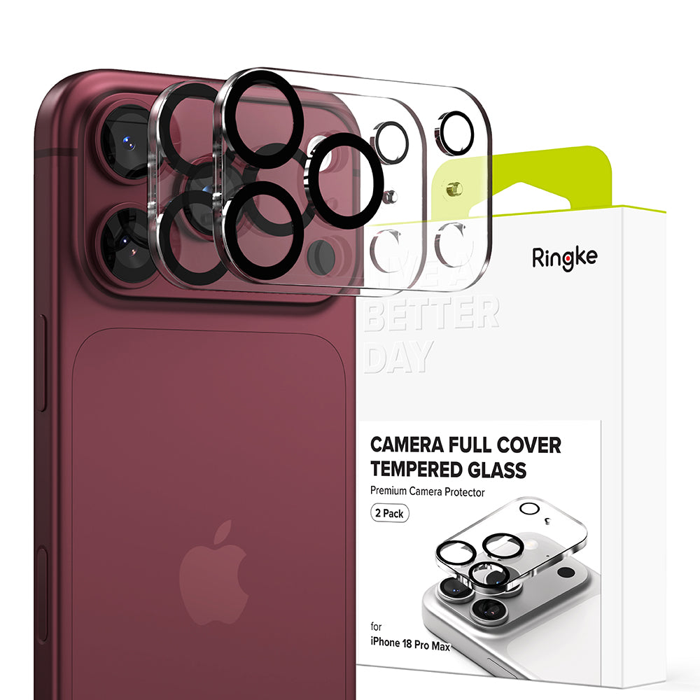 Zaščitna folija za zadnjo kamero Ringke za Apple iPhone 18 Pro Max, kaljeno steklo, komplet 2 kosa, prozorna