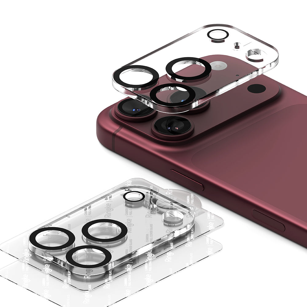 Zaščitna folija za zadnjo kamero Ringke za Apple iPhone 18 Pro Max, kaljeno steklo, komplet 2 kosa, prozorna