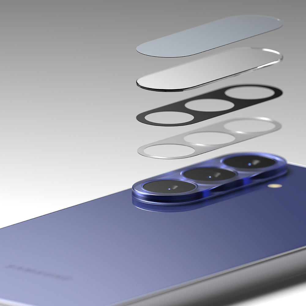 Zaščitna folija za zadnjo kamero Ringke za Samsung Galaxy S26 FE S741, kaljeno steklo, komplet 2 kosa, črna