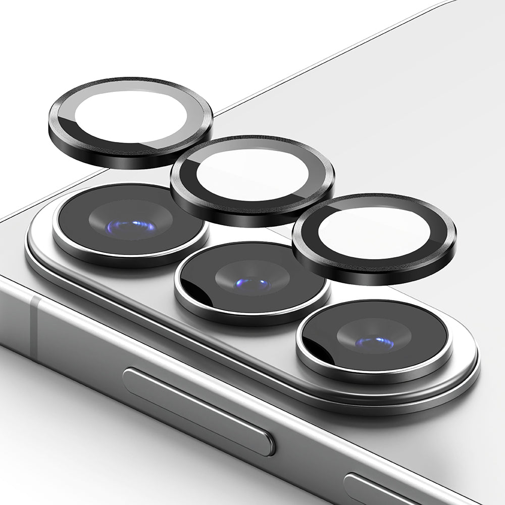 Zaščitna folija za zadnjo kamero Ringke za Samsung Galaxy S26 Plus S947 / S26, Kaljeno steklo, Set 2 kosa, Črna