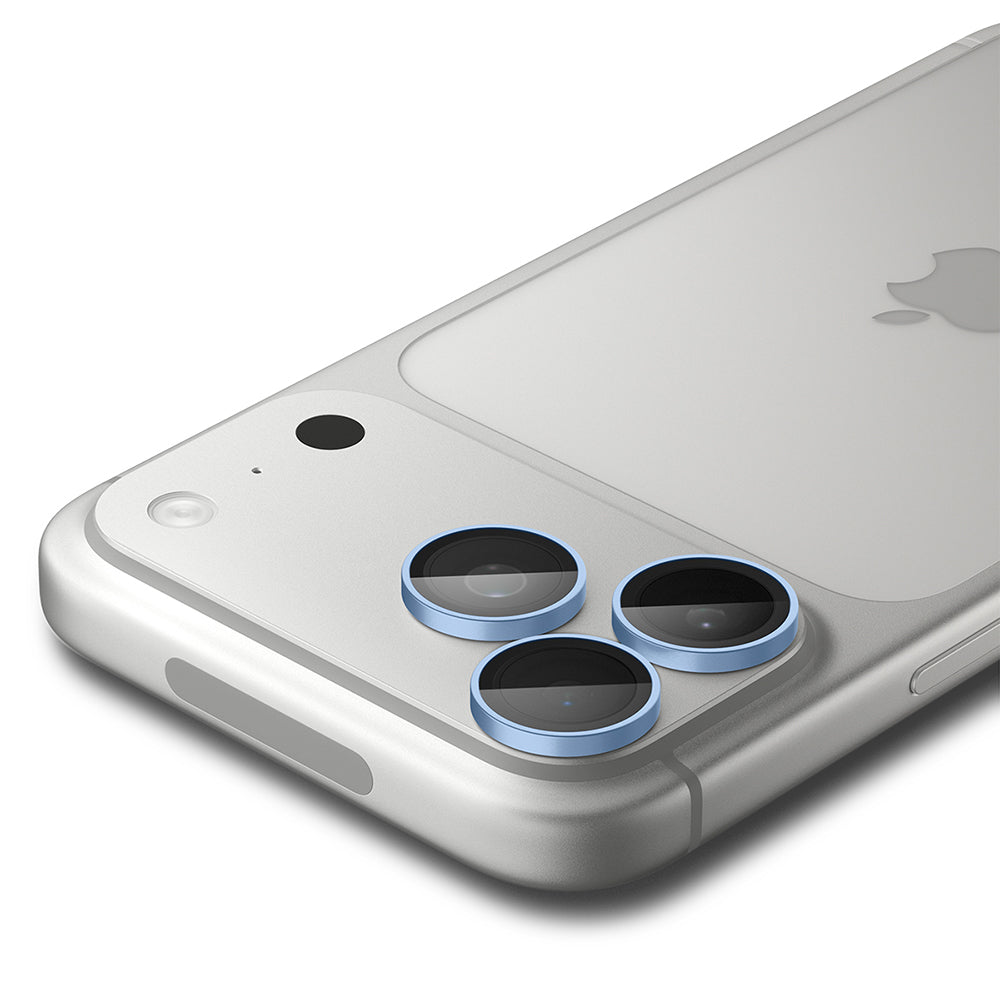 Zaščitna folija za zadnjo kamero Spigen GlastR EZ FIT Optik Pro za Apple iPhone 18 Pro / 18 Pro Max, kaljeno steklo, komplet 2 kosa, modra AGL12045