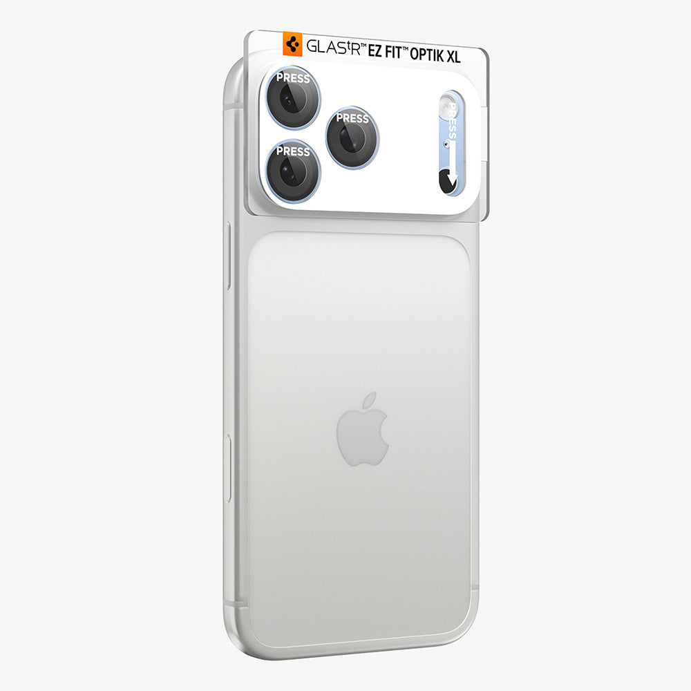 Zaščitna folija za zadnjo kamero Spigen GlastR EZ FIT Optik Pro XL za Apple iPhone 18 Pro, kaljeno steklo, modra AGL12037