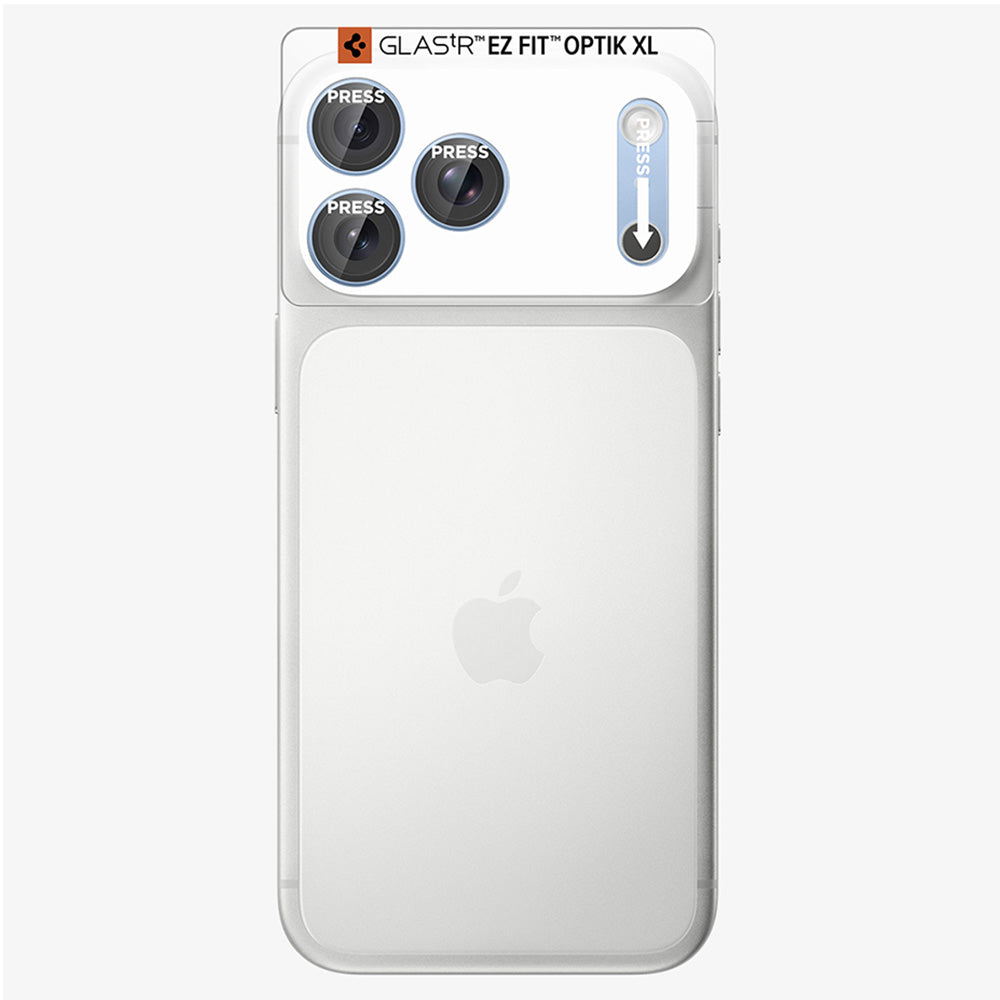 Zaščitna folija za zadnjo kamero Spigen GlastR EZ FIT Optik Pro XL za Apple iPhone 18 Pro, kaljeno steklo, modra AGL12037