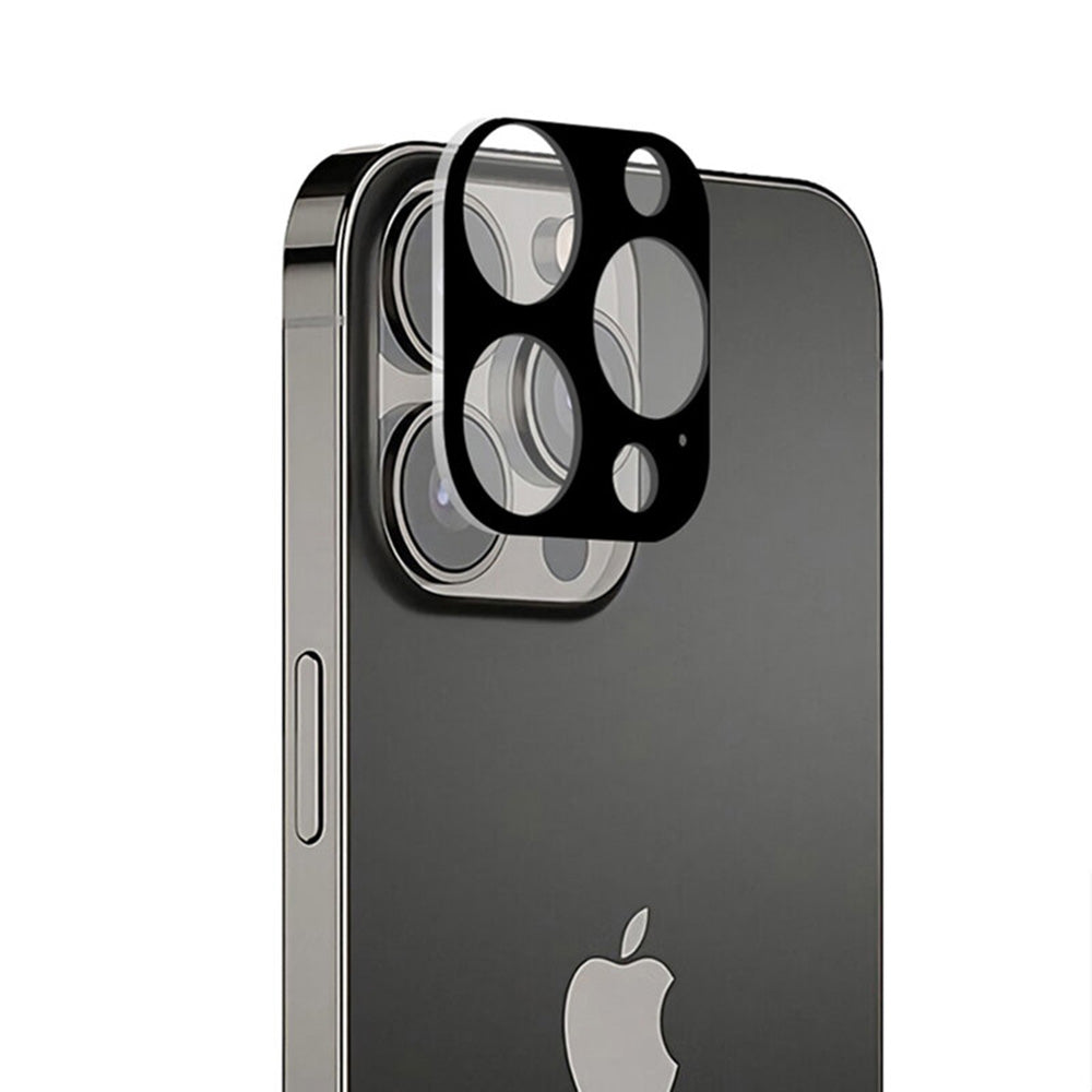 Zaščitna folija za zadnjo kamero Techsuit za Apple iPhone 13 Pro Max / 13 Pro, kaljeno steklo, črna