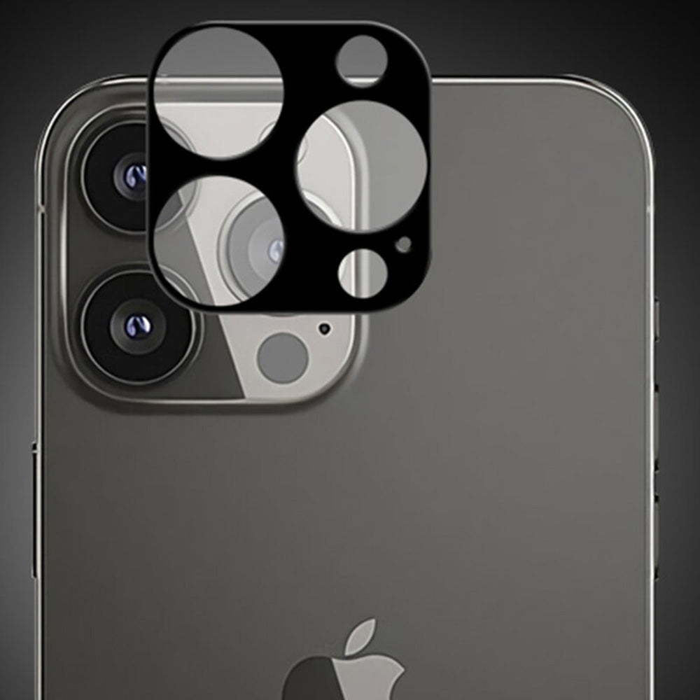 Zaščitna folija za zadnjo kamero Techsuit za Apple iPhone 13 Pro Max / 13 Pro, kaljeno steklo, črna