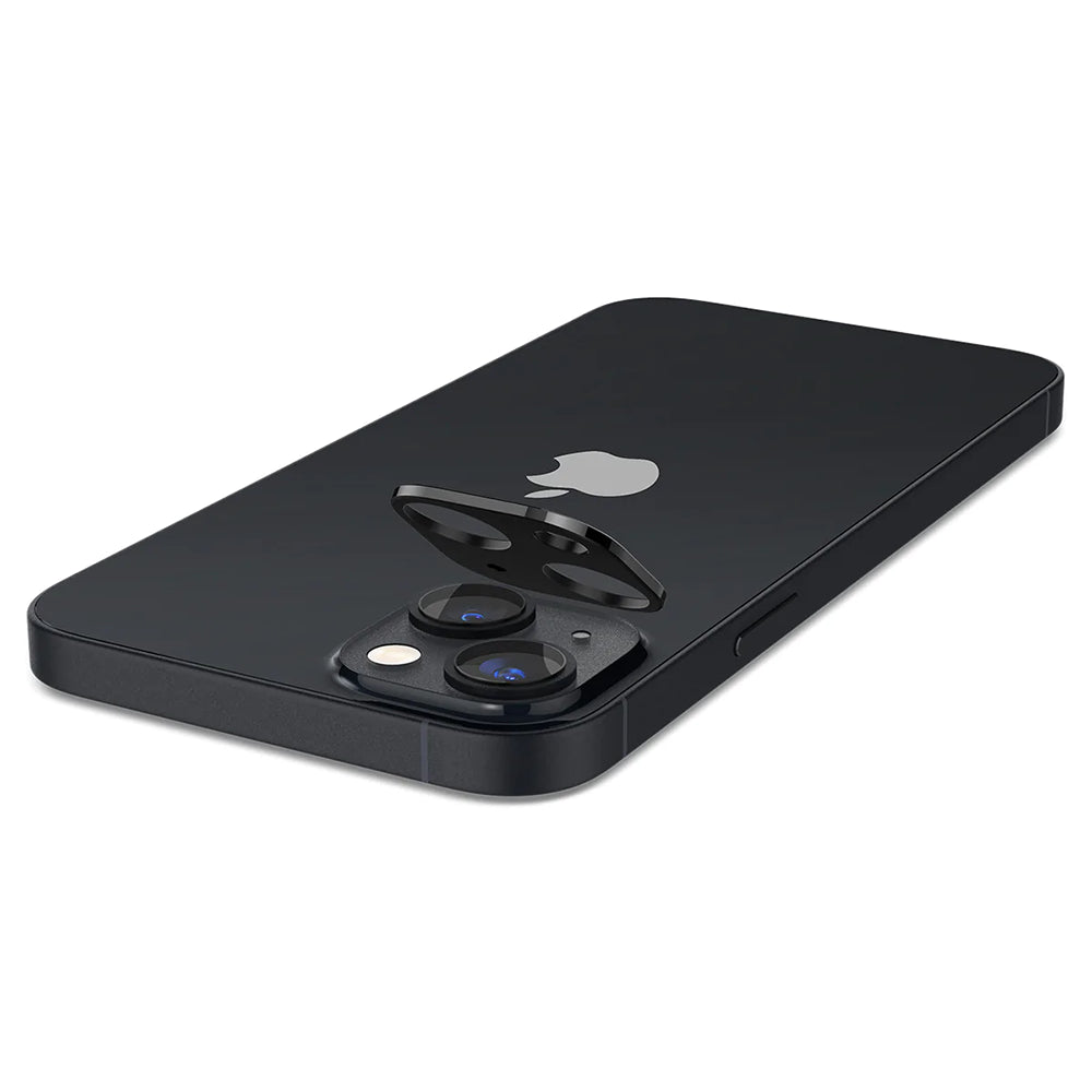 Zaščitna folija za zadnjo kamero Techsuit za Apple iPhone 14 Plus / 14, kaljeno steklo, črna