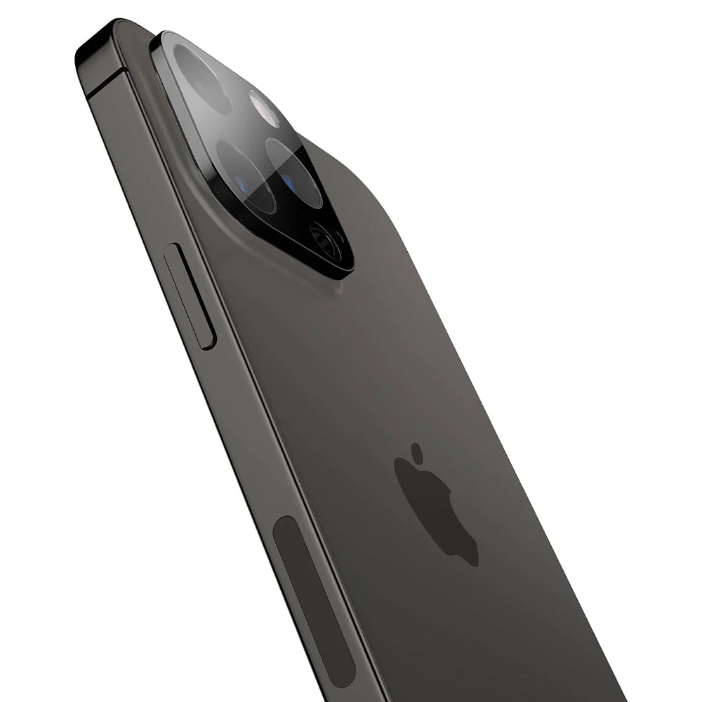 Zaščitna folija za zadnjo kamero Techsuit za Apple iPhone 14 Pro Max / 14 Pro, kaljeno steklo, črna