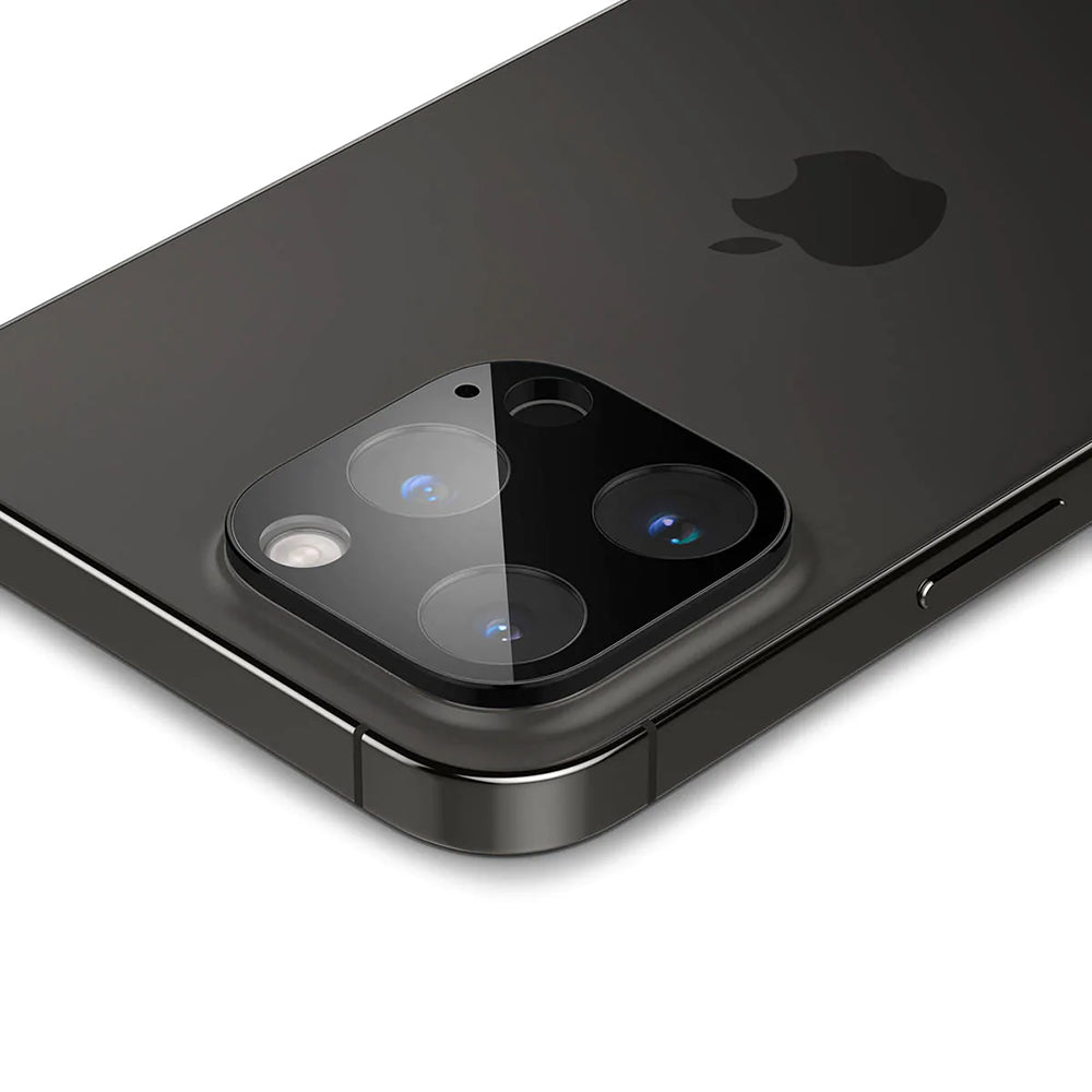Zaščitna folija za zadnjo kamero Techsuit za Apple iPhone 14 Pro Max / 14 Pro, kaljeno steklo, črna