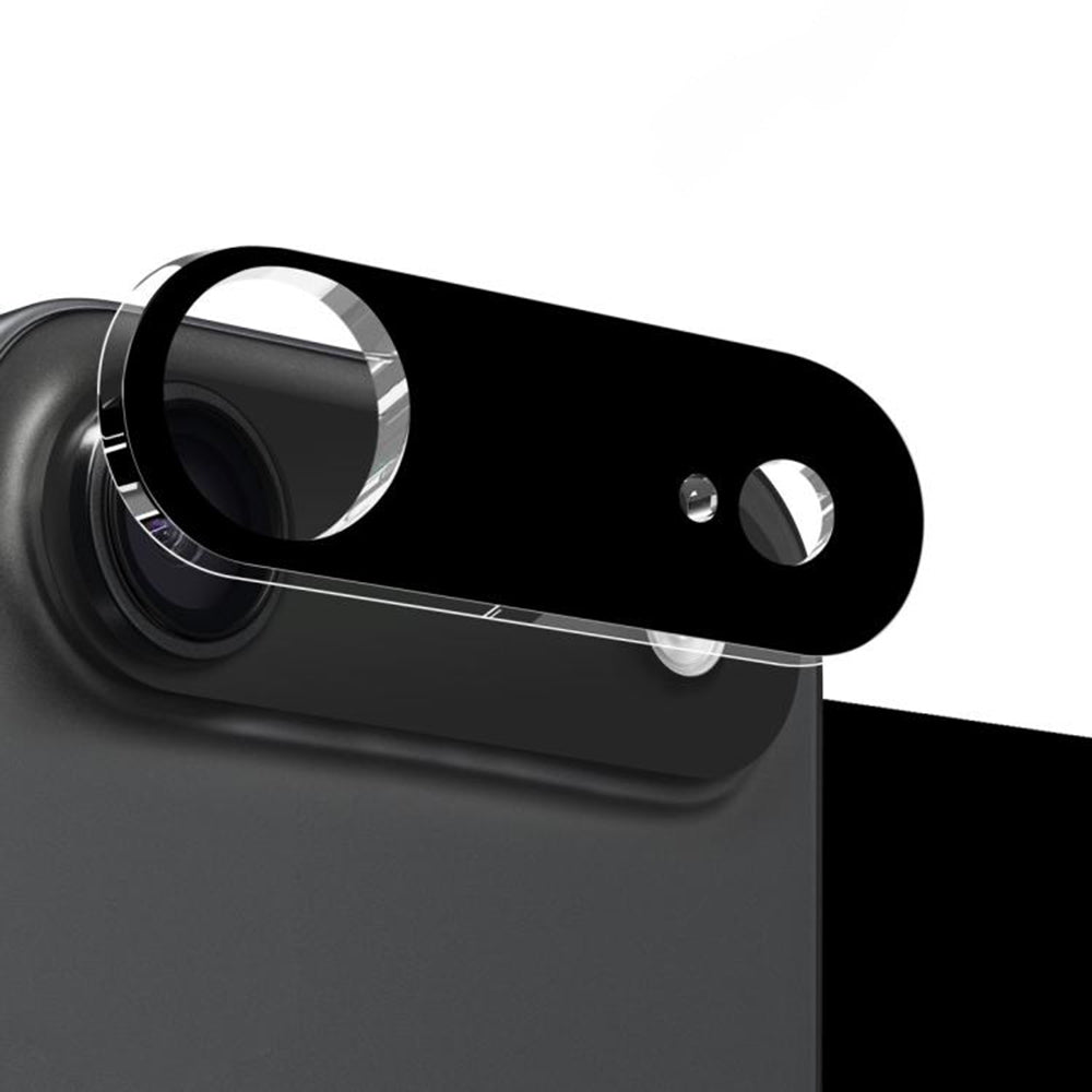Zaščitna folija za zadnjo kamero Techsuit za Apple iPhone 17 Air, Kaljeno steklo, Črna
