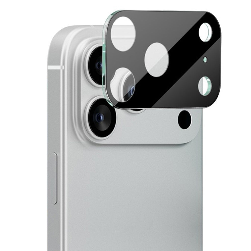 Zaščitna folija za zadnjo kamero Techsuit za Apple iPhone 17 Pro, Kaljeno steklo, Črna