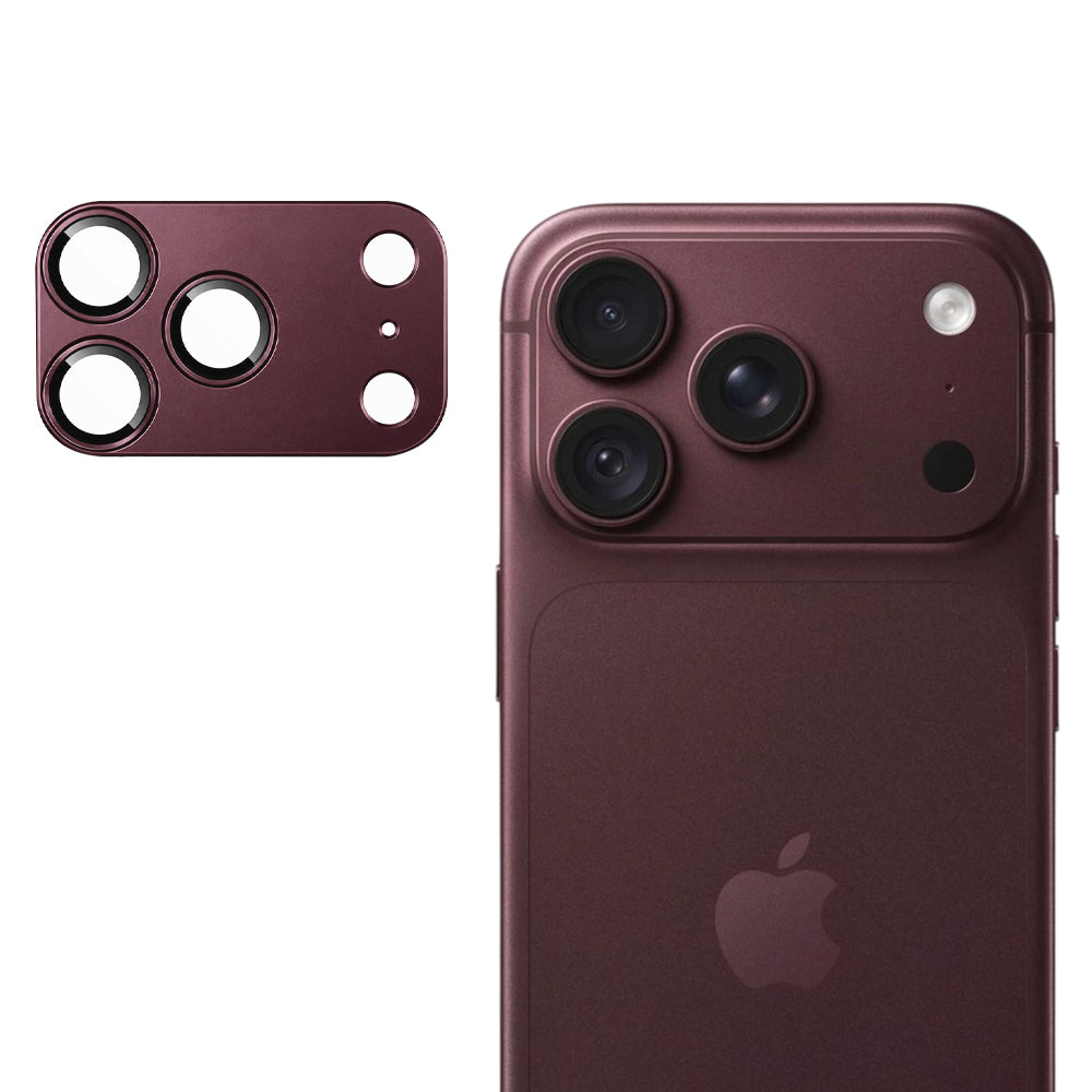 Zaščitna folija za zadnjo kamero Techsuit za Apple iPhone 18 Pro, kaljeno steklo, bordo rdeča