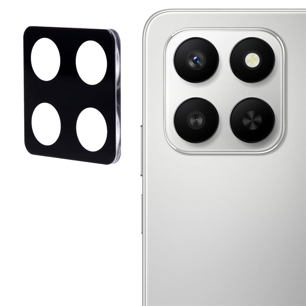 Zaščitna folija za zadnjo kamero Techsuit za Honor 400 Smart 4G / X7d 4G / 400 Smart 5G, Kaljeno steklo, Črna