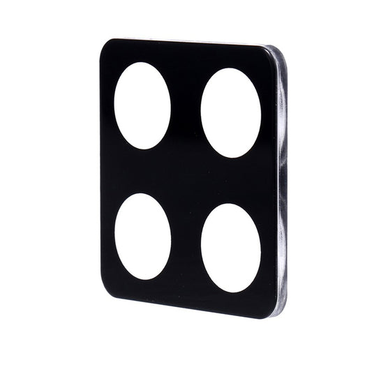 Zaščitna folija za zadnjo kamero Techsuit za Honor 400 Smart 4G / X7d 4G / 400 Smart 5G, Kaljeno steklo, Črna