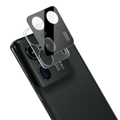 Zaščitna folija za zadnjo kamero Techsuit za Motorola Edge 50 Ultra, kaljeno steklo, črna