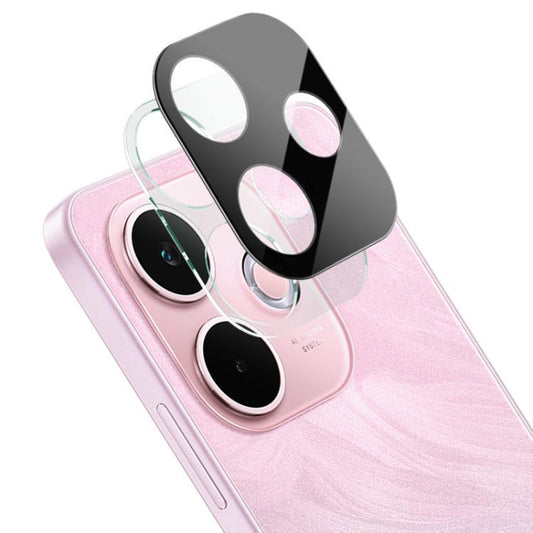 Zaščitna folija za zadnjo kamero Techsuit za Oppo A5 Pro 4G / A5 Pro, kaljeno steklo, črna
