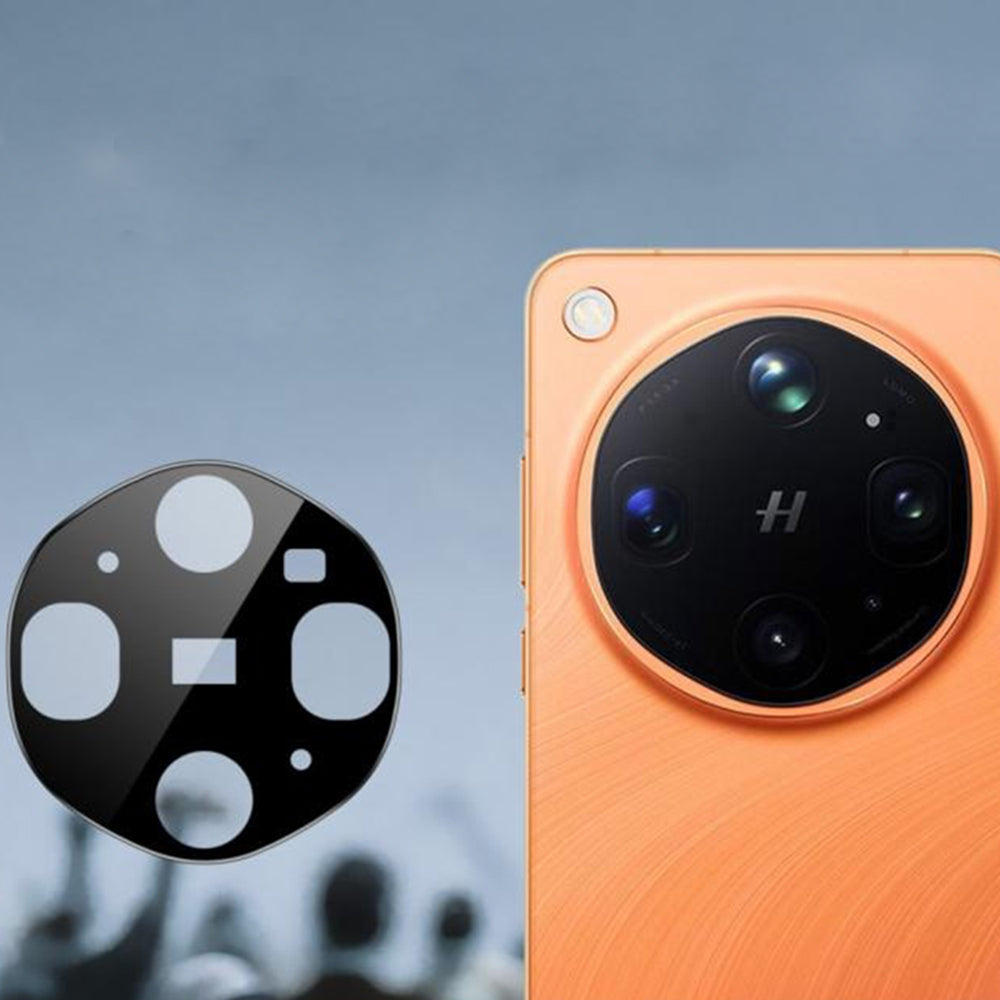 Zaščitna folija za zadnjo kamero Techsuit za Oppo Find X9 Ultra, kaljeno steklo, črna