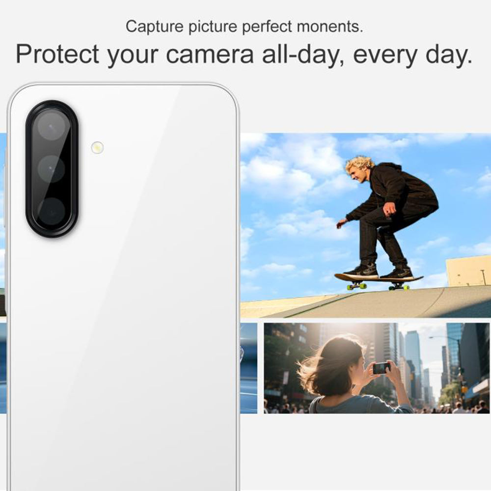 Zaščitna folija za zadnjo kamero Techsuit za Samsung Galaxy A17 4G / A17 5G, kaljeno steklo, črna