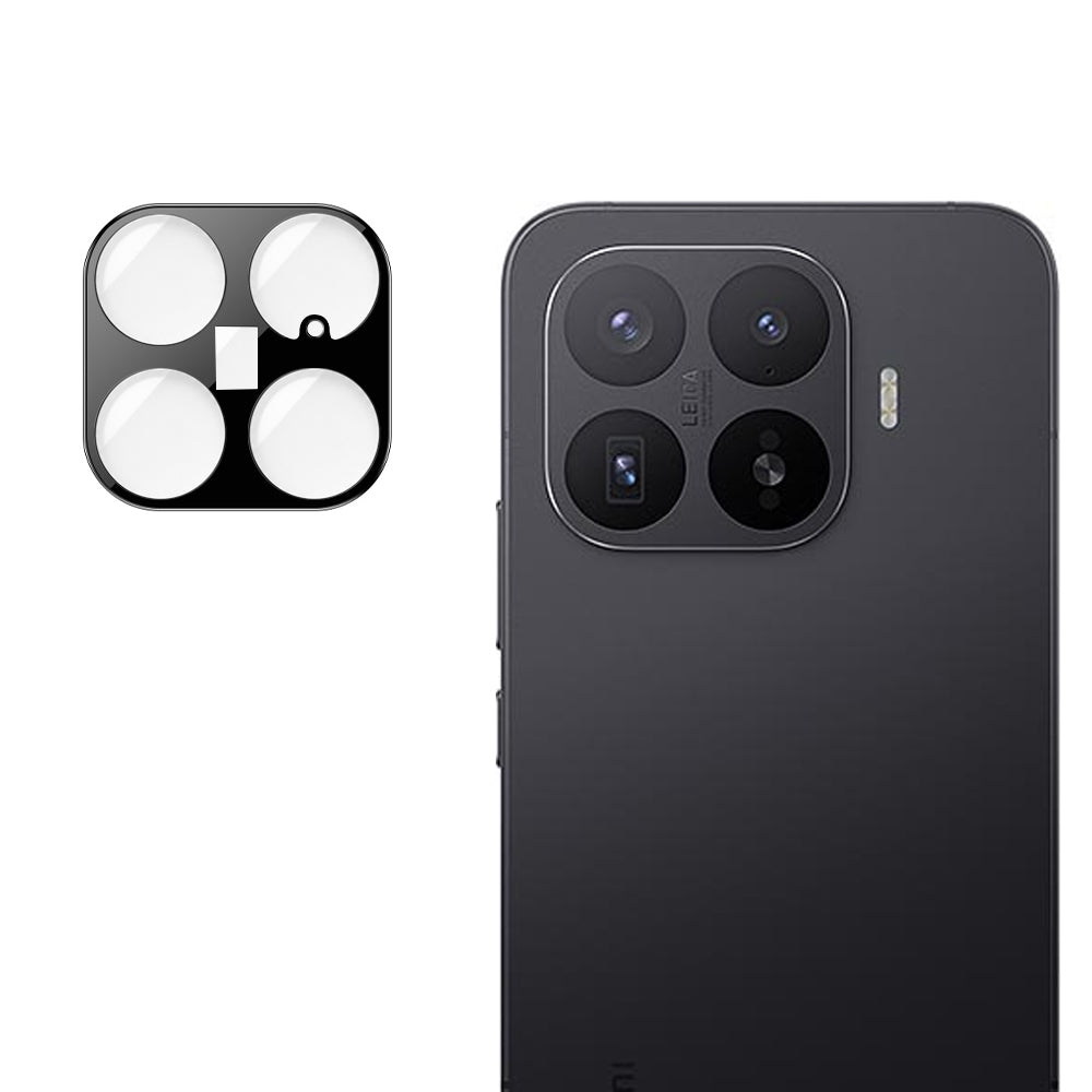 Zaščitna folija za zadnjo kamero Techsuit za Xiaomi 17T Pro, kaljeno steklo, črna