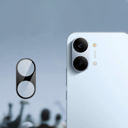 Zaščitna folija za zadnjo kamero Techsuit za Xiaomi Poco X8 Pro Max, Kaljeno steklo, Črna