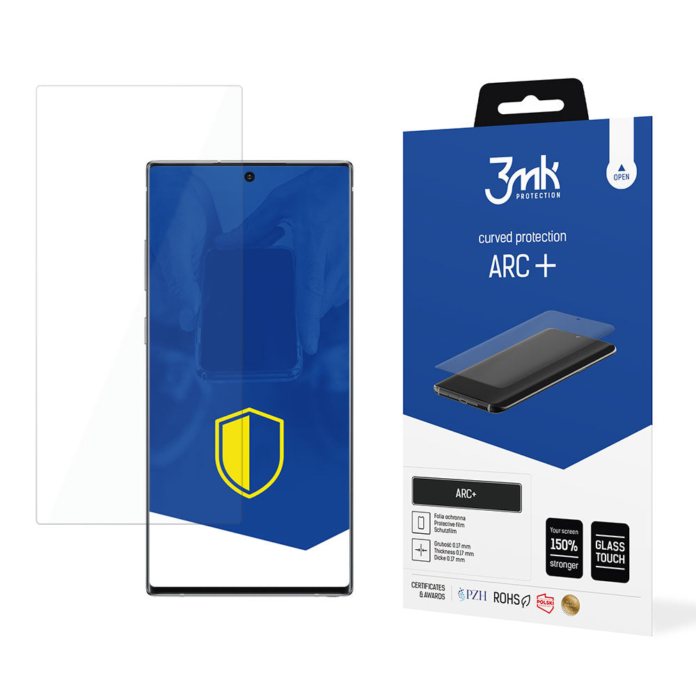 Zaščitna folija za zaslon 3MK ARC+ za Samsung Galaxy Note 10+ N975, Plastika