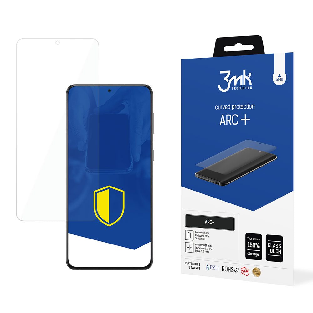 Zaščitna folija za zaslon 3MK ARC+ za Samsung Galaxy S21 Ultra 5G G998, Plastika