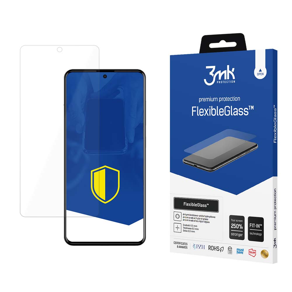 Zaščitna folija za zaslon 3MK FlexibleGlass za Samsung Galaxy A52s 5G A528 / A52 5G A526 / A52 A525, fleksibilno steklo, polno lepilo