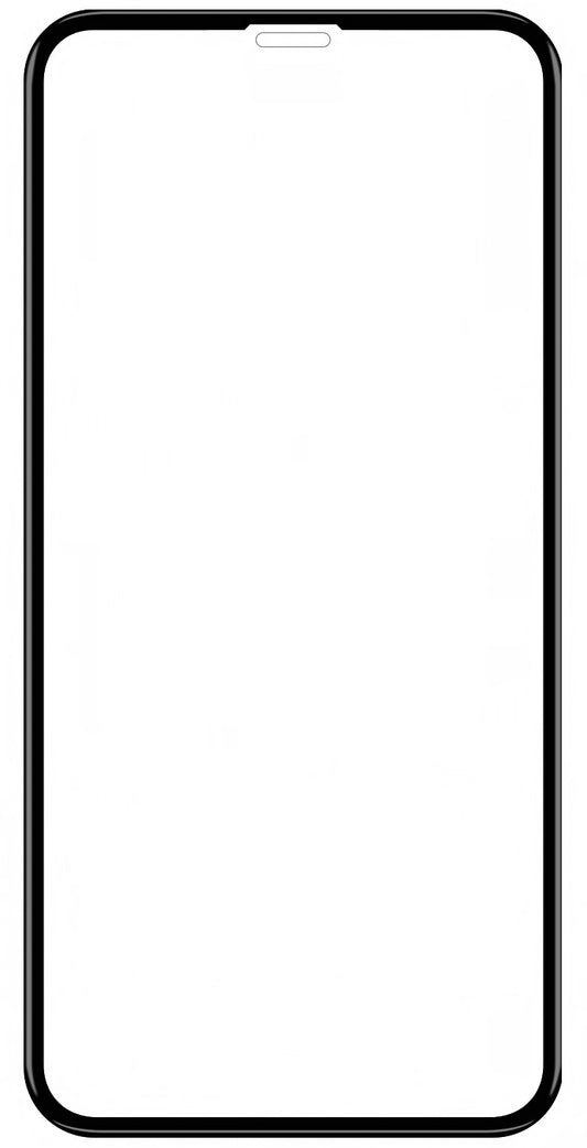 Veason Screen Protector Film za Apple iPhone 11/XR, zaščiteno steklo, polno lepilo, 6D, črno