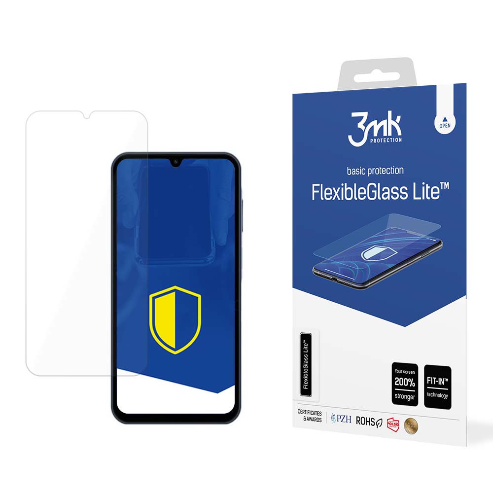 Zaščitna folija za zaslon 3MK FlexibleGlass Lite za Samsung Galaxy A15 5G A156 / A15 A155 / A25 A256, fleksibilno steklo, polno lepilo
