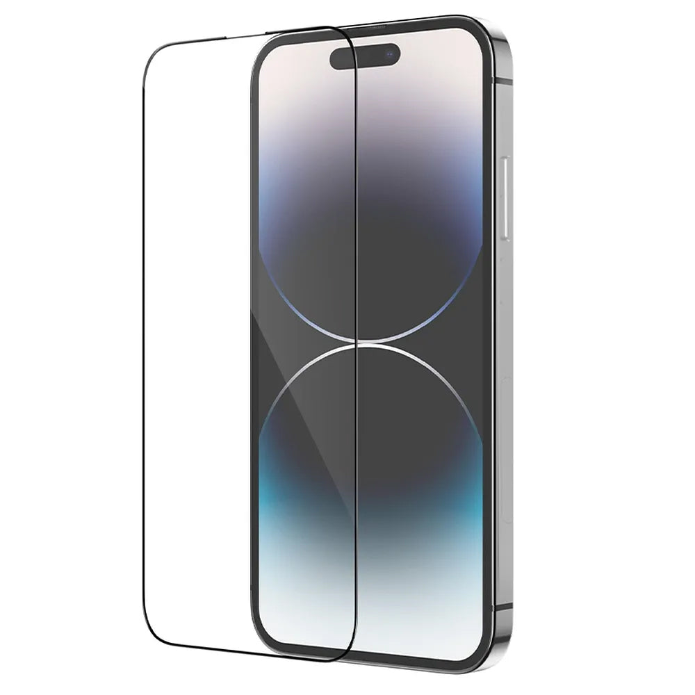 Zaščitna folija za zaslon HOCO za Apple iPhone 14 Pro Max, Kaljeno steklo, Polno lepljivo, Set 25 kosov, Črna