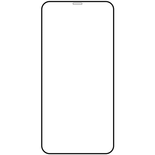 Veason PRO Screen Protector za Apple iPhone 12 Pro Max, zaščiteno steklo, polno lepilo, 6D, črno