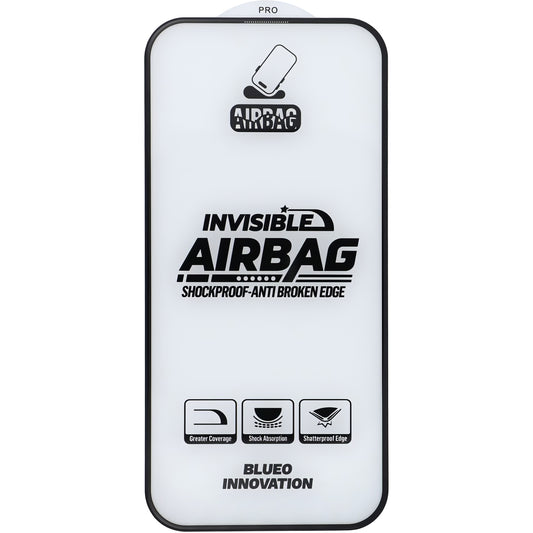 Mr Monkey Glass Zaščita zaslona proti razbitju za Apple iPhone 16 Pro, zaščiteno steklo, polni lepilo, 5D, črna