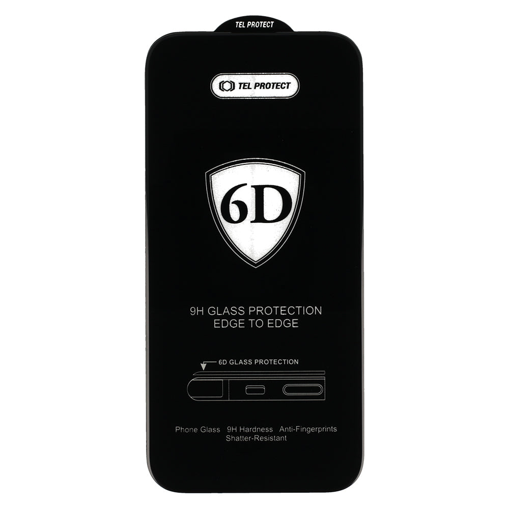 OEM zaščitna folija za zaslon za Samsung Galaxy S26 Ultra S948, kaljeno steklo, polno lepilo, 6D, črna