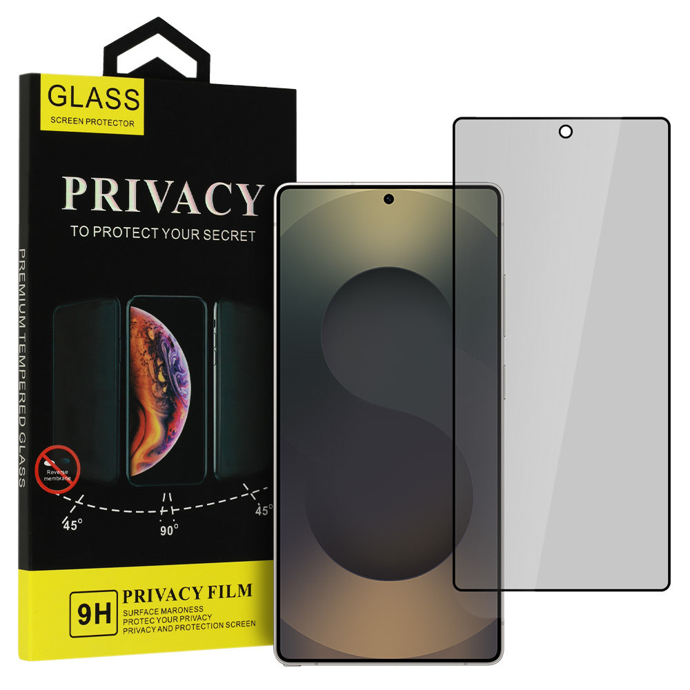 Zaščitna folija zaslona Privacy OEM Shield Screen za Samsung Galaxy S25 Ultra S938, kaljeno steklo, polno lepilo