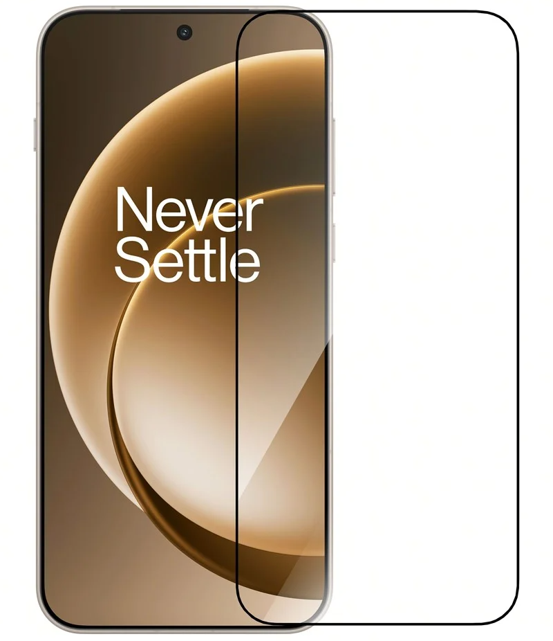 Zaščitna folija zaslona proti odsevom za OnePlus 15, kaljeno steklo, polno lepilo, črna 5431102121