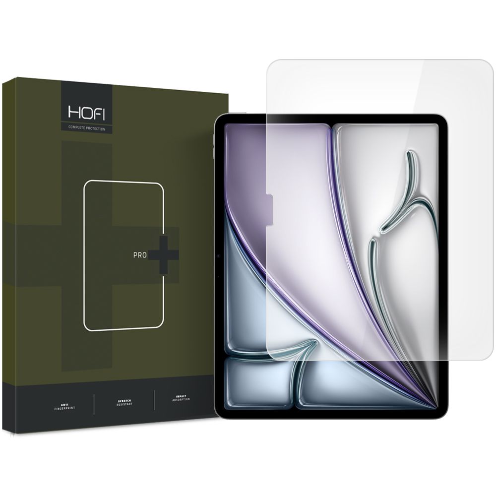 Zaščitna folija za zaslon HOFI Glass PRO+ za Apple iPad Air 11 (2026) / Air 11 (2025), Kaljeno steklo, Polno lepljenje, 2.5D