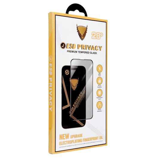 Zaščita zaslona za zasebnost ESD OG OG Premium ESD Privacy Screen Protector za Samsung Galaxy A05s A057, zaščiteno steklo, polno lepilo