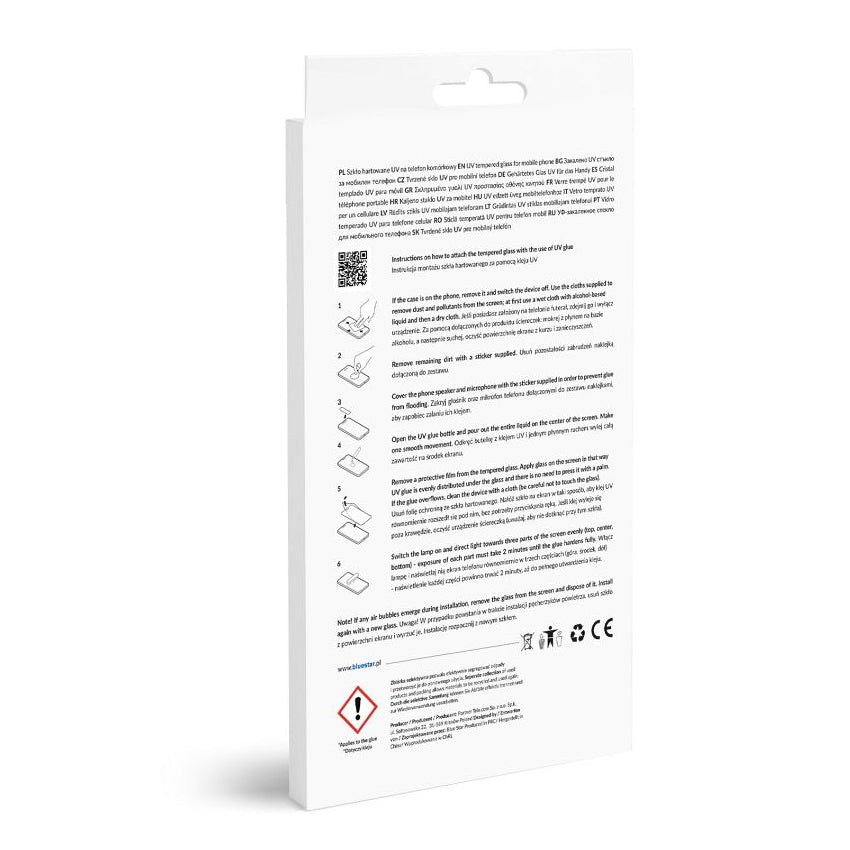 Blue Star Zaščitna folija za zaslon za Samsung Galaxy S23 Ultra S918, zaščiteno steklo, lepilo UV